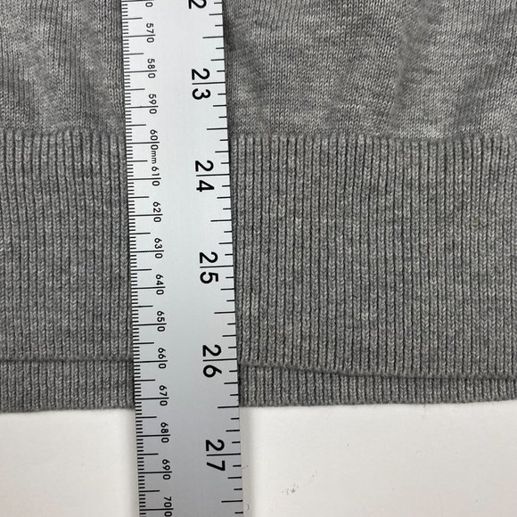 Tommy Hilfiger Pima Cotton Argyle Diamond Sweater Men's XL Gray Knit V Neck - Picture 8 of 8